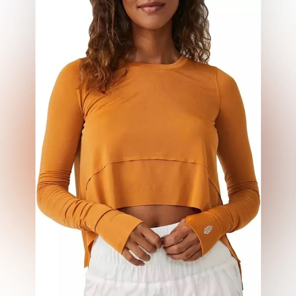 NWT Free People Tempo long sleeve top